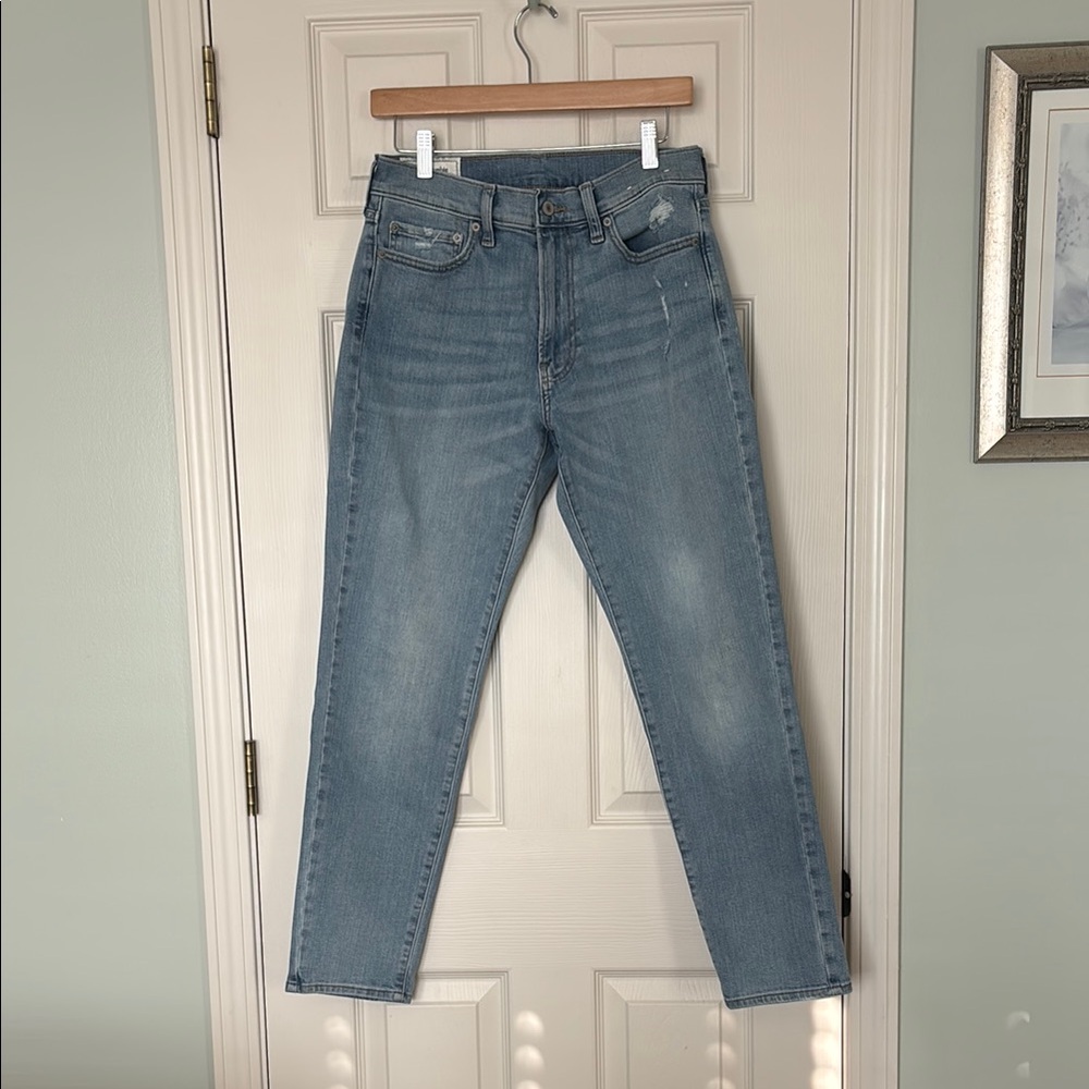 Abercrombie & Fitch Blue Slim Jeans High-Rise